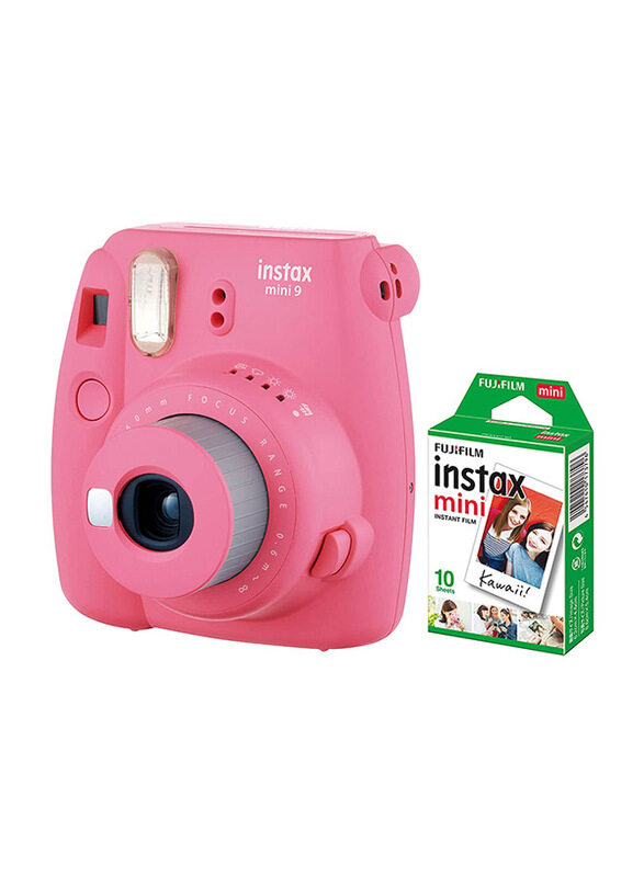 

Fujifilm Instax Mini 9 Instant Camera, Flamingo Pink