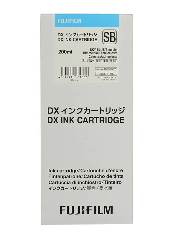 

Fujifilm Sky Blue Vividia DX Ink Cartridge, 200ml