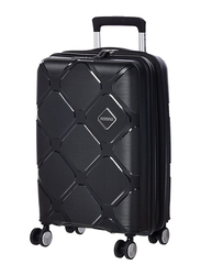 American Tourister Instagon Hard Cabin Luggage Trolley Bag, 55cm, Jet Black