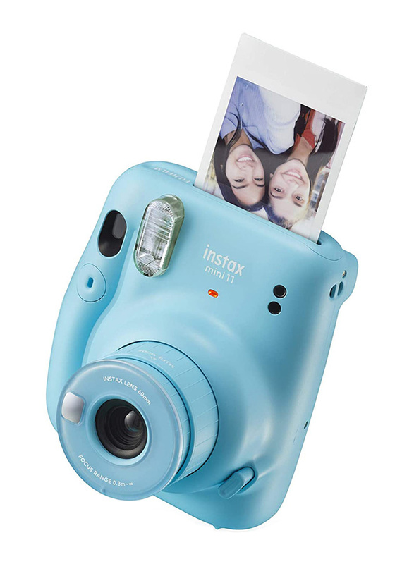 Fujifilm Instax Mini 11 Instant Camera with 60mm f/12.7 Lens, Sky Blue