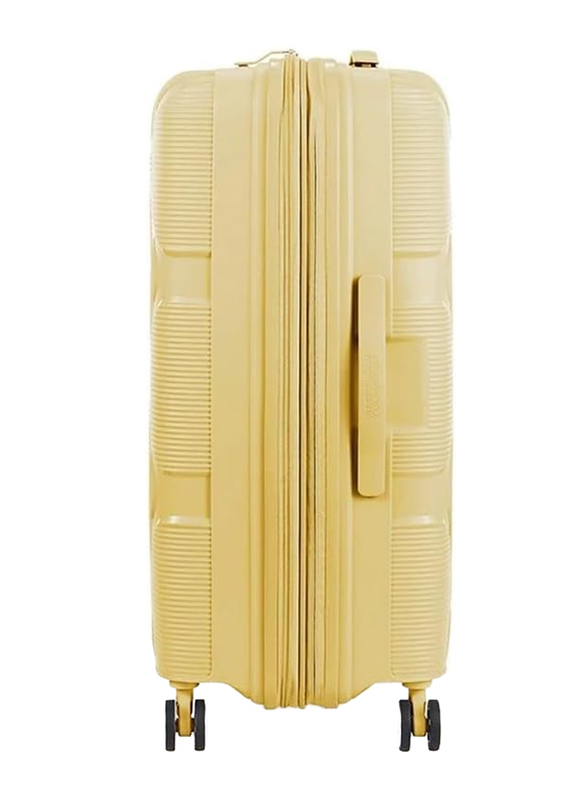 American Tourister Check in Instagon Luggage Trolly Suitcase, Large, Pastel Yellow