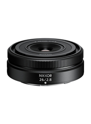 Nikon NIKKOR Z Lens 26mm f/2.8 with Fixed Focal Length & Large Aperture for Nikon Mirror less Cameras, Black