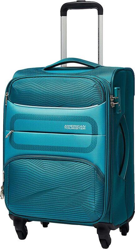 

American Tourister Chelsea Soft Case Cabin Luggage Trolley Bag, 55cm, Black