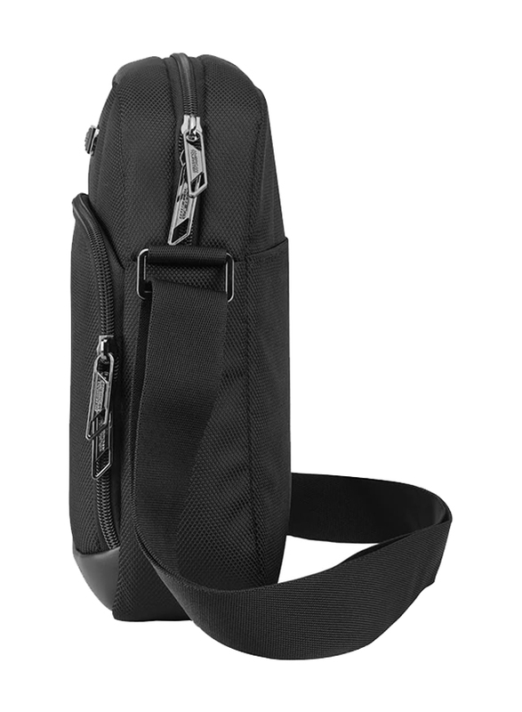 American Tourister Bass Shoulder Bag for Unisex, Black