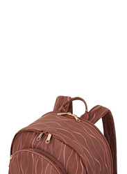 American Tourister Alizee Day L Tote Bag for Women, Sepia/Pink Guava