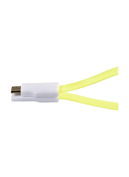 Hama 0.2m USB Micro Magnet Cable, Yellow