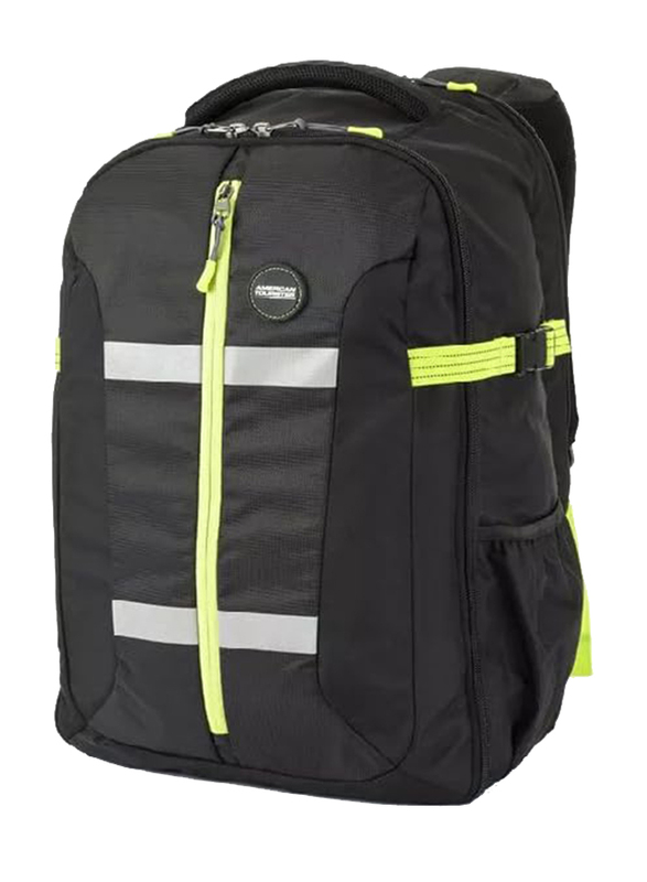 American Tourister Magna 01 Backpack Bag for Unisex, Black/Yellow