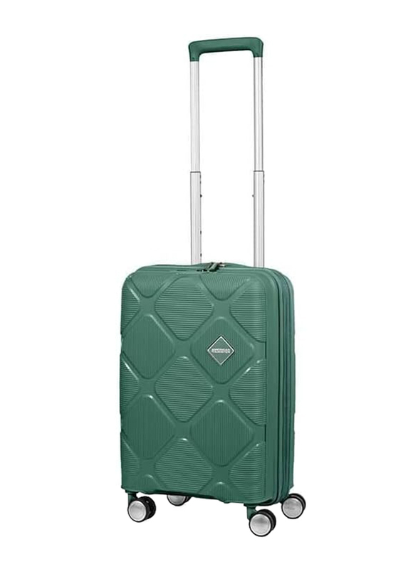 American Tourister Cabin Size Instagon Luggage Trolly Suitcase, 55cm, Sage Green