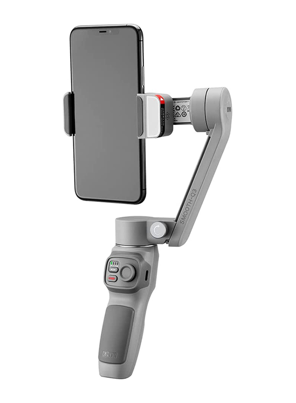 Zhiyun Smooth-Q3 3-Axis Combo Handheld Gimbal Stabilizer for Smartphone, C030113EU, Grey