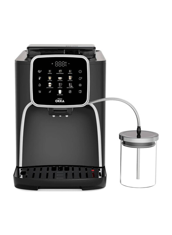

Arzum Okka 1.8L Espresso Pro M Fully Automatic Espresso Machine, OK0028-05, Black
