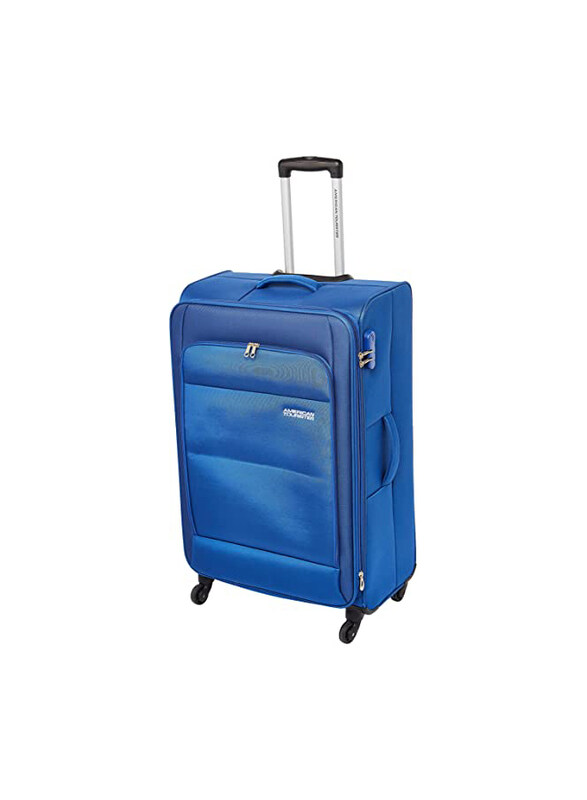 

American Tourister Oakland Soft Luggage Trolley Bag, 68cm, Blue
