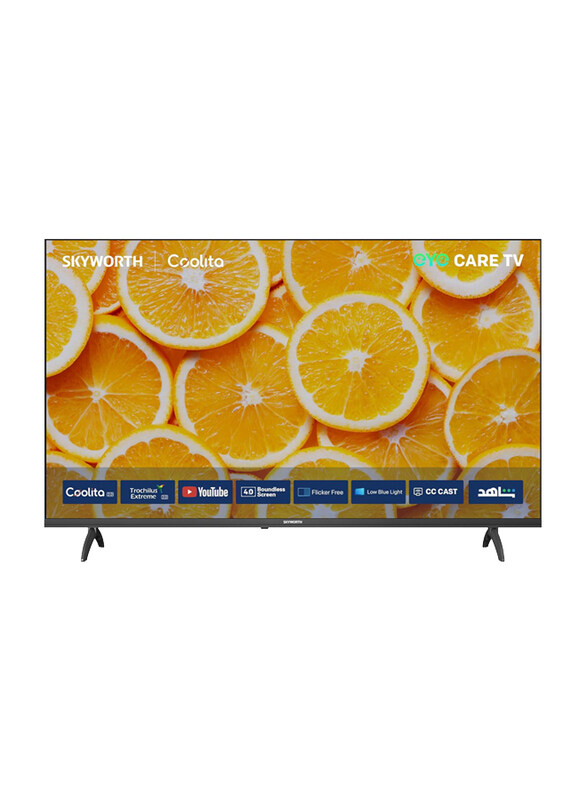 

Skyworth 32-Inch Flat LED 4K Google Smart TV, 32E5000G, Black