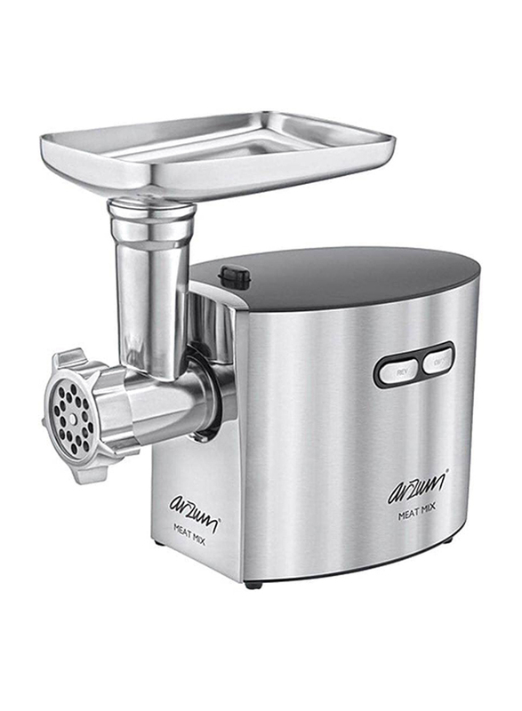 Arzum Meat Mix Stainless Steel Meat Grinder, 1500W, AR1125, Silver