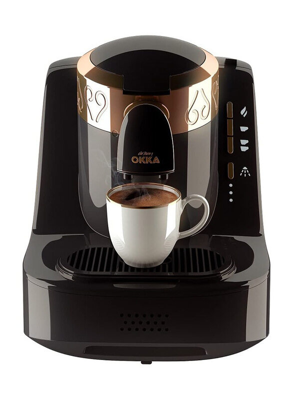 

Arzum 1L Okka Turkish Coffee Maker, 710W, OK001, Black/Bronze