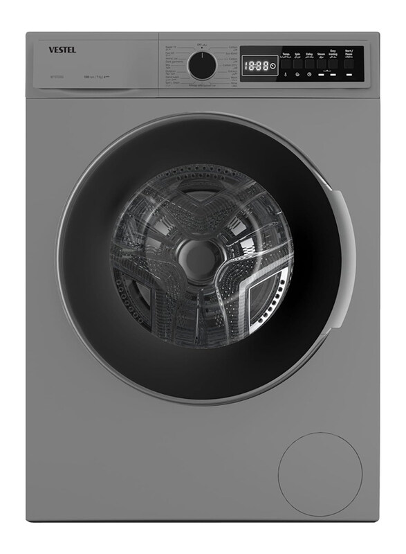 

Vestel Front Load Washing Machine, 7 Kg, W710T2-DSS, Silver