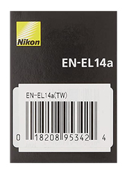 Nikon Rechargeble Battery for Nikon Camera, EN-EL14a, White