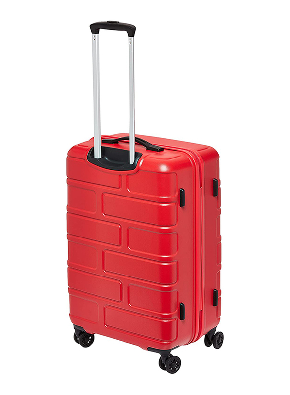American Tourister Bricklane Hard Cabin Luggage Trolley Bag, 79cm, Red