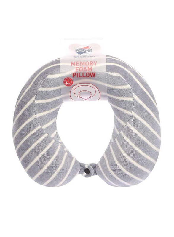 American Tourister Memory Foam Travel Pillow, Beige