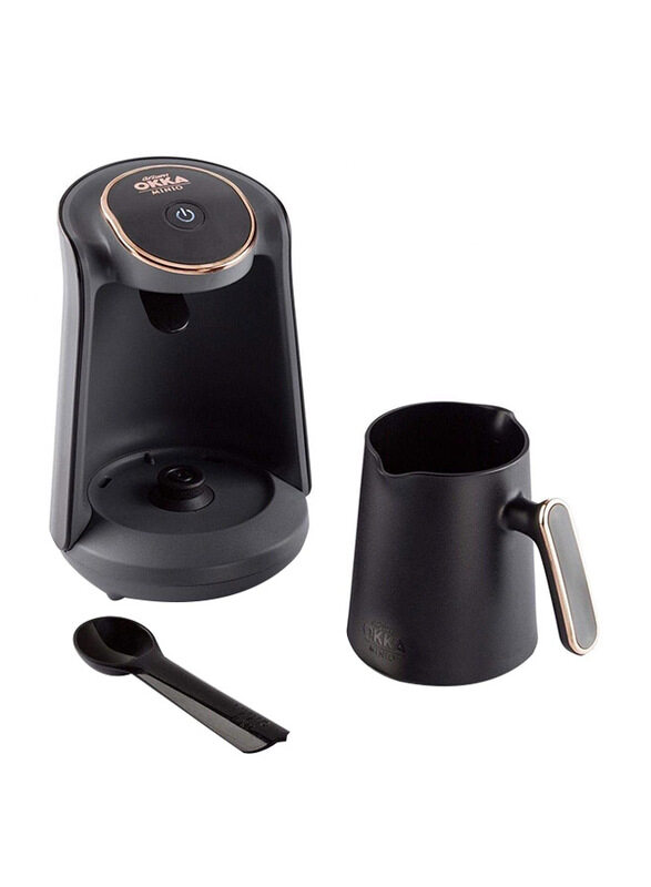 

Arzum Okka 0.3L Minio Plastic Turkish Coffee Maker, 480W, OK004, Black/Copper