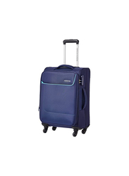 American Tourister Jamaica Soft Cabin Luggage Travel Trolley Bag, 80cm, Navy Blue