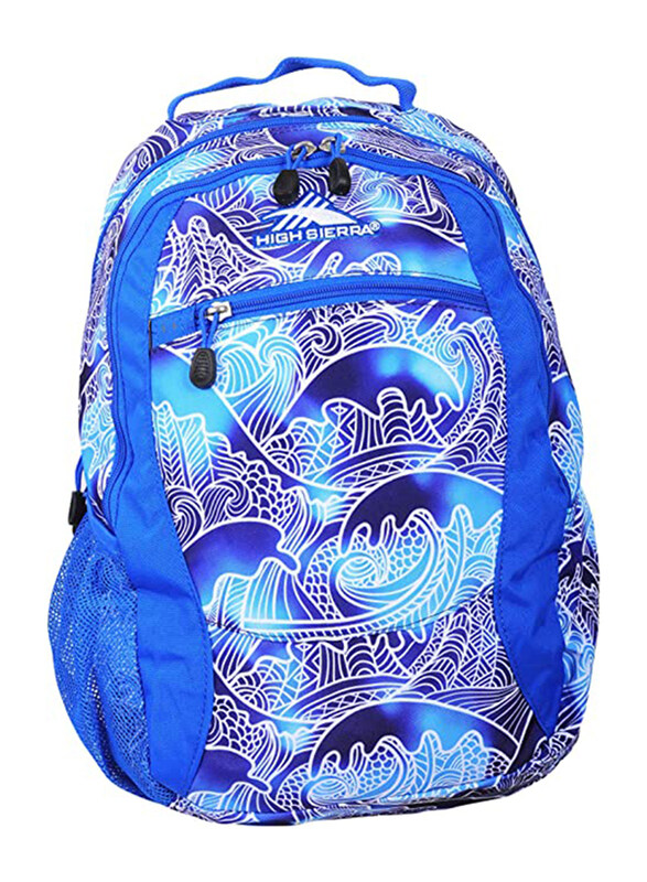 

High Sierra H04-Ey-005 Curve Daypack Backpack Bag, High Tide/Vivid Blue