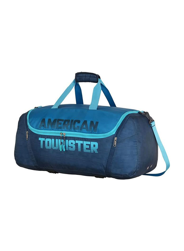 American Tourister Grid Casual Duffle Bag, 55cm, Blue