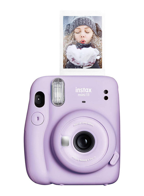 Fujifilm Instax Mini 11 Instant Camera, 60mm Lens, 16654803, Lilac