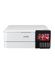 Epson Ecotank L8160 A4 Photo All-in-One Ink Tank Printer, Black/White