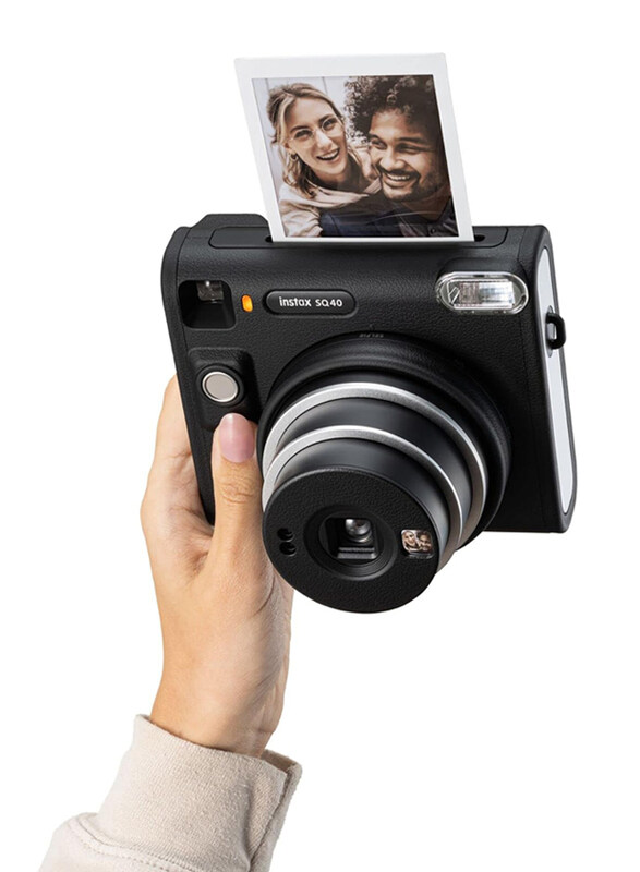 Instax Fujifilm SQ40 Instant Camera with 32mm f/2.8 Lens, Black