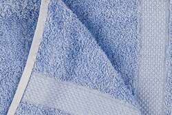 Thomaston Mills Cotton Bath Towel, 500 GSM, 89 x 183cm, Skylite Light Blue