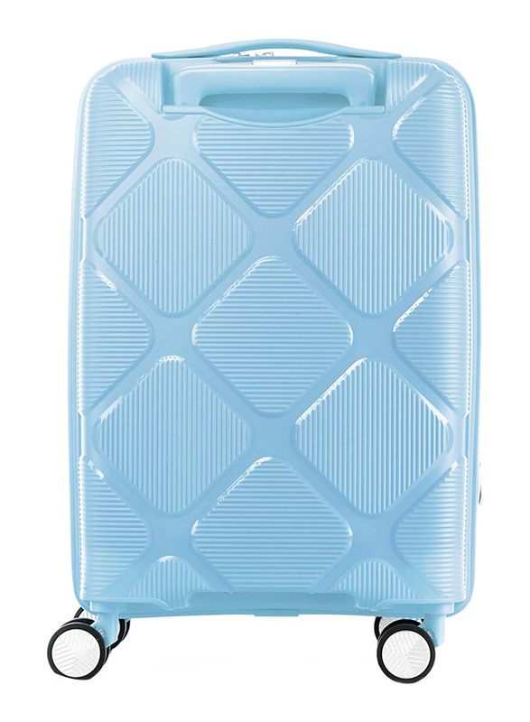 American Tourister Cabin Size Instagon Luggage Trolly Suitcase, 55cm, Pastel Blue