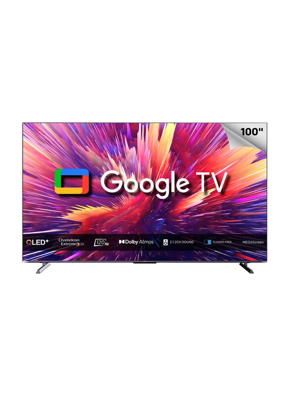 

Skyworth 100-Inch Flat QLED 4K Google Smart TV, 100SUF958P, Black
