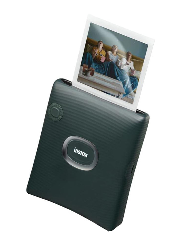 Fujifilm Instax Square Link Smartphone Photo Printer, Midnight Green