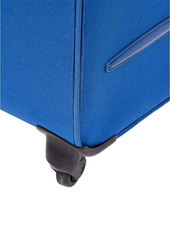 American Tourister Oakland Soft Luggage Trolley Bag, 55cm, Blue