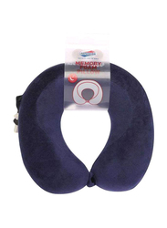 American Tourister Memory Foam Travel Pillow, Navy Blue