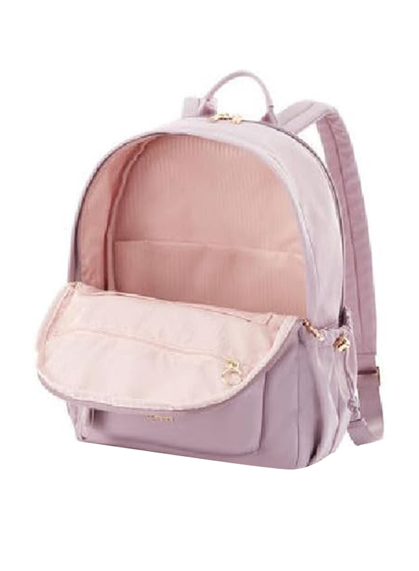 American Tourister Alizee Day Backpack Bag for Unisex, Lilac Chalk