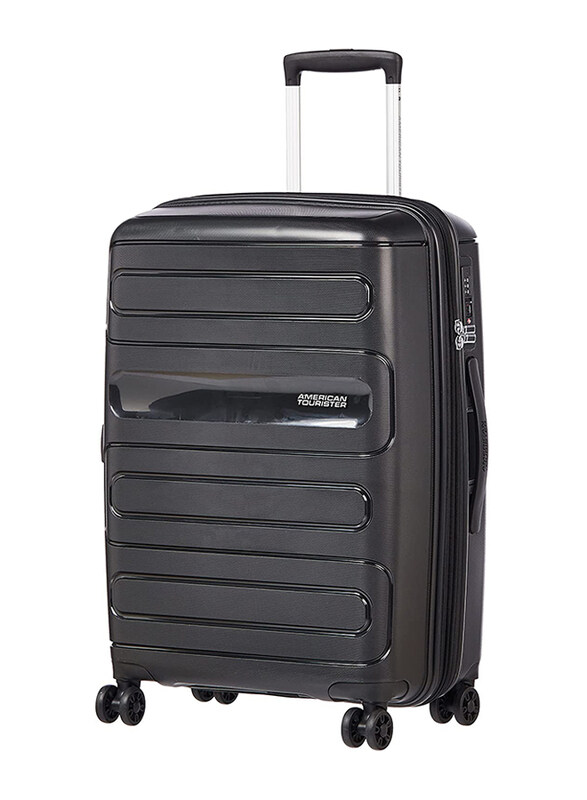 

American Tourister Sunside Hard Cabin Luggage Trolley Bag, 68cm, Black