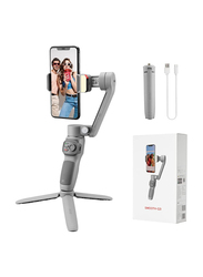 Zhiyun Universal Smooth Q3 Handheld 3-Axis Smartphone Gimbal Stabilizer with Grip Tripod Stand LED Fill Light, Grey