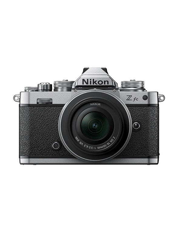 Nikon ZFC Mirrorless Digital Camera with 16-50mm Lens, 20.9 MP, VOK090XM, Silver