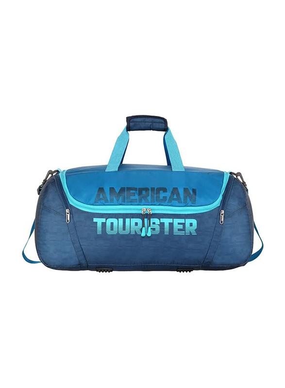 American Tourister Grid Casual Duffle Bag, 55cm, Blue