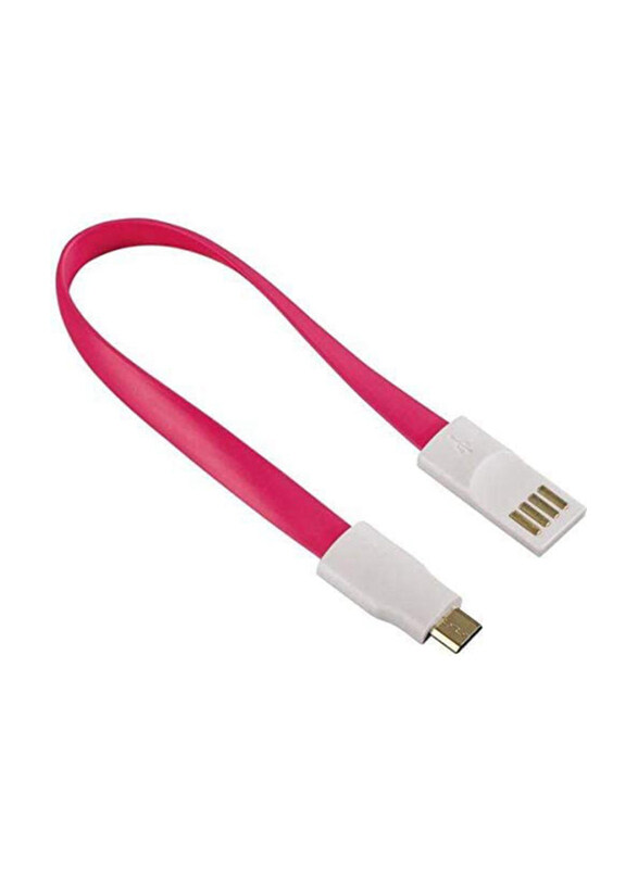 

Generic Hama 0.2m USB Micro Magnet Charging/Sync Cable, Pink