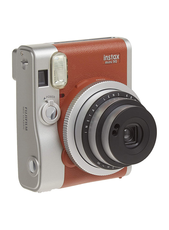 Fujifilm Instax Mini 90 Instant Camera, Brown