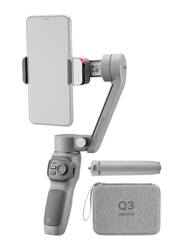 Zhiyun Universal Smooth Q3 Combo 3-Axis Handheld Smartphone Gimbal Stabilizer, Grey