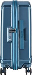 American Tourister Technum Next 4-Wheel Hard Case Trolley Spinner Luggage Bag with TSA Lock, 86cm, Blue