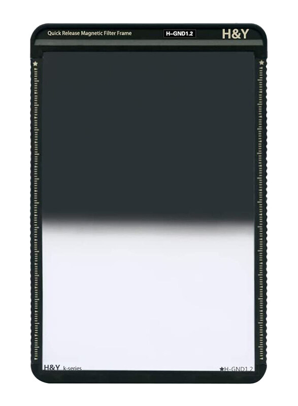 

Generic H&Y 100x150mm/1.2 GND16 or 4-Stop Hard-Gradual Neutral Density Filter with Pre-Fitted Magnetic Filter Frame, KH12, Black