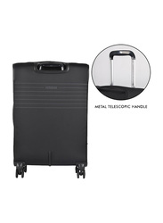 American Tourister Fornax Spinner Soft Trolley with Expandable TSA, 77cm, Jet Black