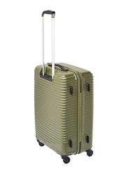 American Tourister Sky Park Hard Cabin Luggage Trolley Bag, 68cm, Olive Green