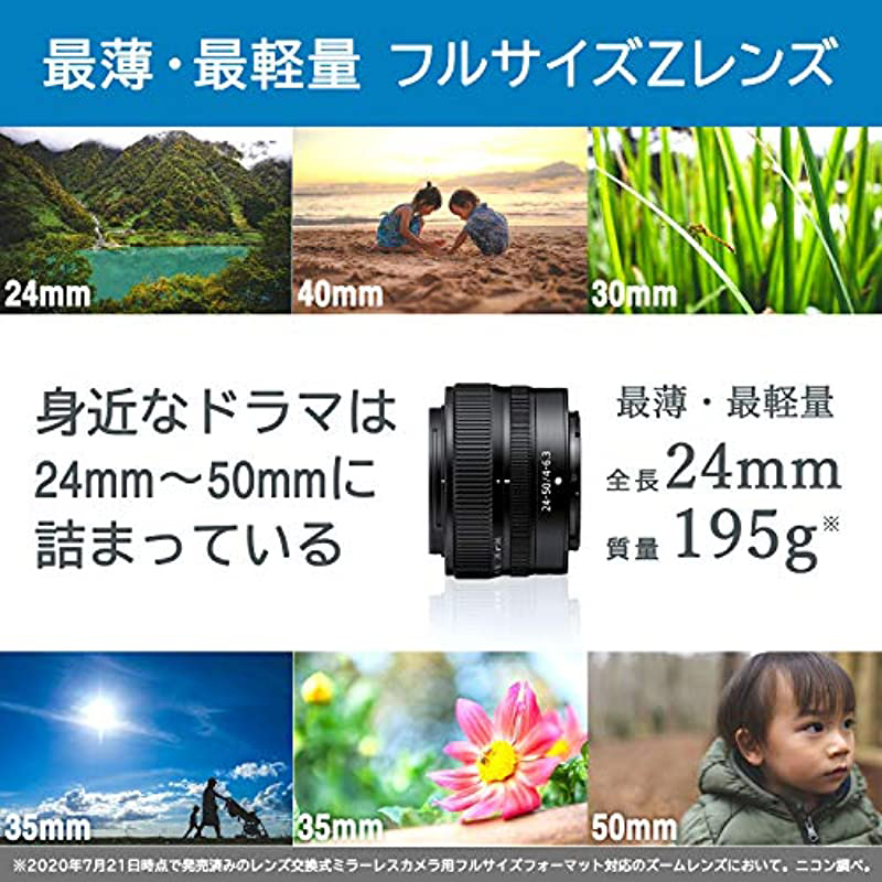 Nikon Nikkor Z JMA712DA 24-50mm f/4-6.3 Lens for Nikon Mirrorless Camera, JMA712DA, Black