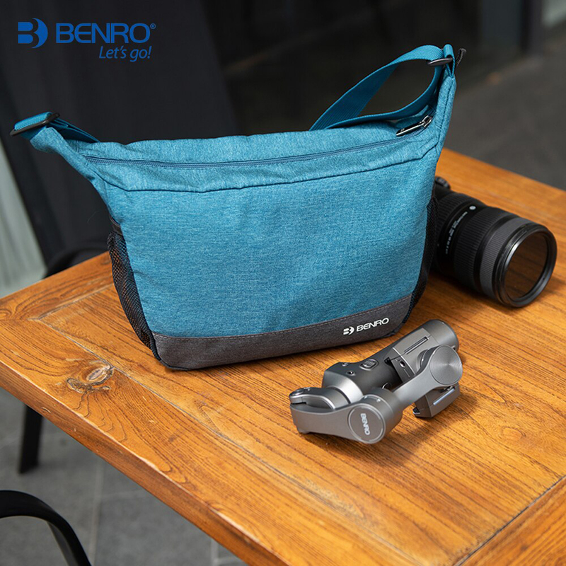 Benro FreeShoot 30 Professional Messenger Camera Bag for Sony/Canon/Nikon Camera & Lenses, Blue