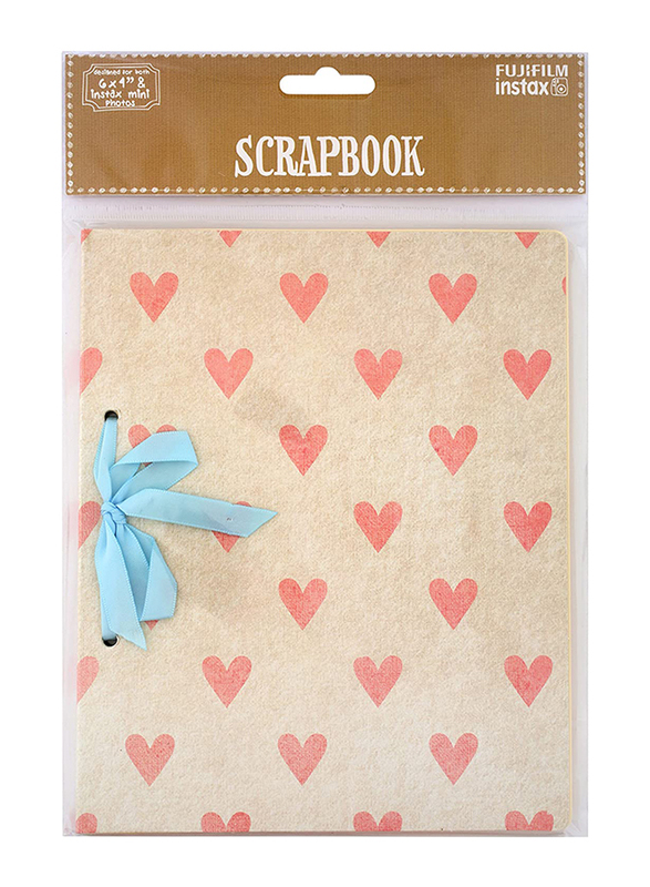 Fujifilm Hearts Accessories Scrapbook Gift, 84767, Pink